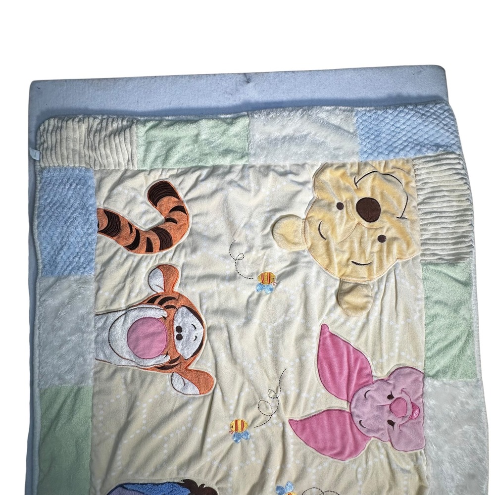 Winnie the Pooh Tigger Eeyore Disney Baby Crib Blanket, Sheet, and Dust Ruffle - Picture 8 of 14